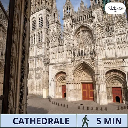 Apartament Chronos By Kleidos, Grand Duplex, 4 Personnes, 3 Minutes Gros Horloge & Opera De Rouen