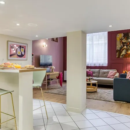 شقة Chronos By Kleidos, Grand Duplex, 4 Personnes, 3 Minutes Gros Horloge & Opera De