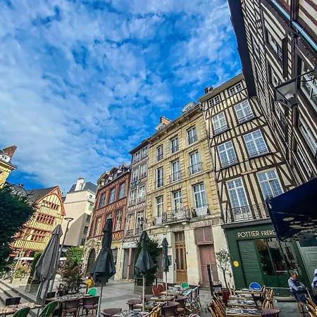 Chronos By Kleidos, Grand Duplex, 4 Personnes, 3 Minutes Gros Horloge & Opera De * Rouen