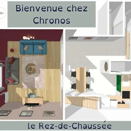 Chronos By Kleidos, Grand Duplex, 4 Personnes, 3 Minutes Gros Horloge & Opera De * Rouen